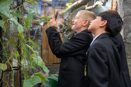 Royal Liberty School pupils on a trip