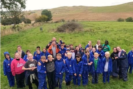 Sandylands Primary School pupils on an Outdoor Week of Learning residential in Cumbria