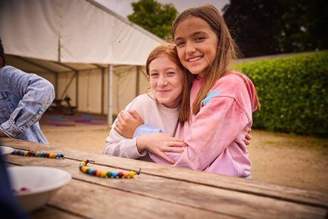 Two children taking part in PGL Thrive