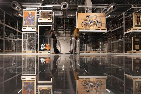 View of Weston Collections Hall, which features over 100 mini curated displays.
