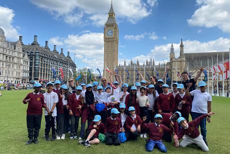 Gaskell Community Primary School on a Next Generation Travel visit to London