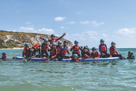 Image of children on school trip