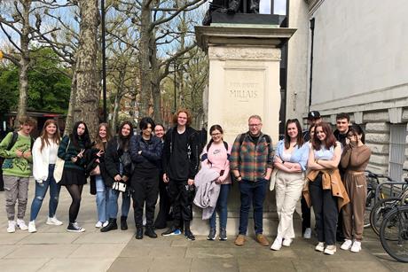 Students from Bower Park Academy in London