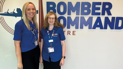 The learning officers at the International Bomber Command Centre, Lincoln.