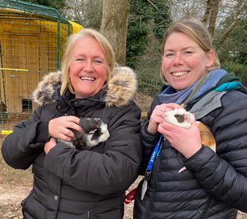 Jennie and Clare (L-R)