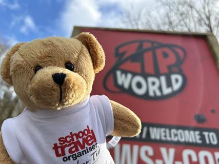 Teacher Ted at Zip World Betws-y-Coed