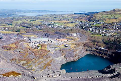 Velocity Zip Wire at Zip World Penryhn Quarry