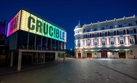 Sheffield Theatres at night