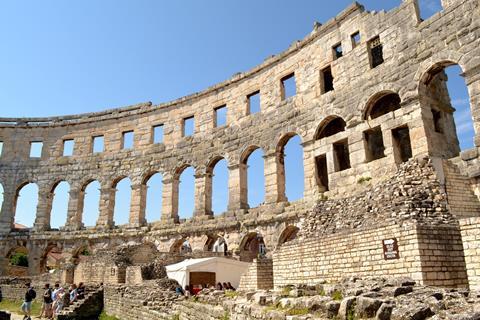 Amphitheatre in Pula, Croatia