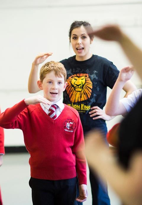 Disney Theatrical Teaching Artist Team Lion King workshop