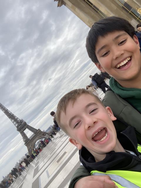 Austin Albanese-Gill's school trip to Paris