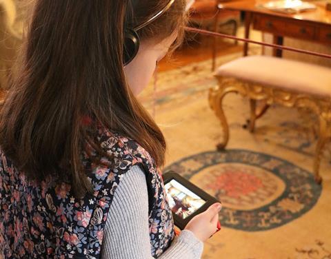 Children's audio guide at Hever Castle