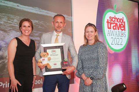 School Travel Awards 2022 - 'My Best School Trip' Award