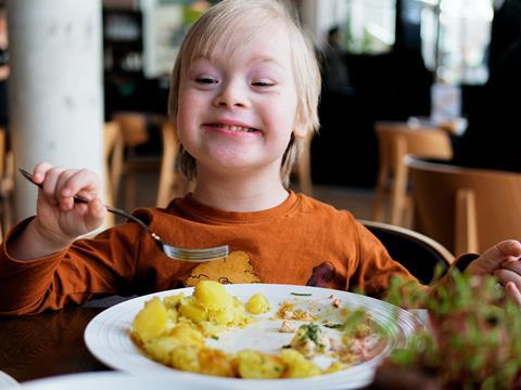 Child with special needs on a residential