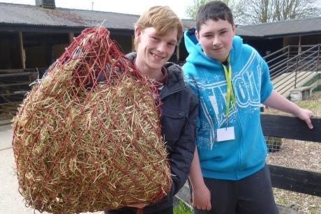 Pupils learning about animal welfare at Wood Green 