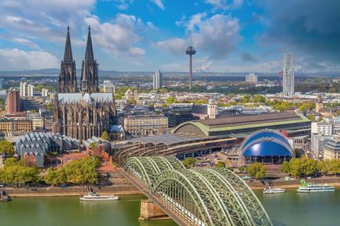 The city of Cologne in Germany