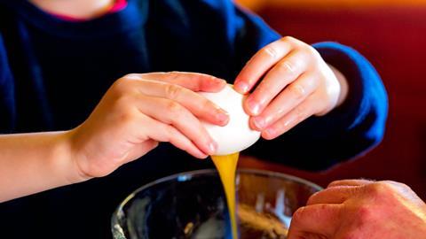 Child baking