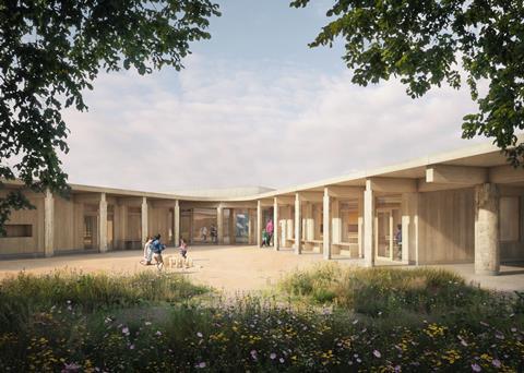 Artists impression of the Stonehenge education centre