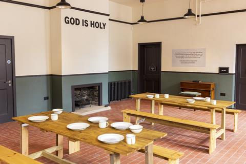 Restored Victorian workhouse kitchen