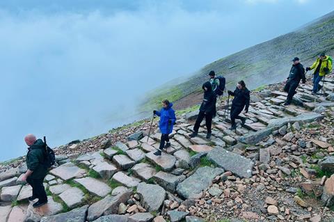 Staff, parents and governors from Latchford St James CofE Primary School take on the Three Peaks Challenge