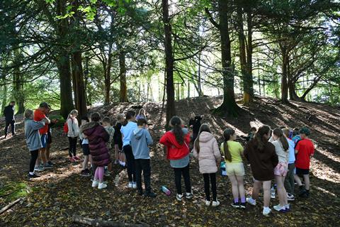 Pupils at YHA Langdale