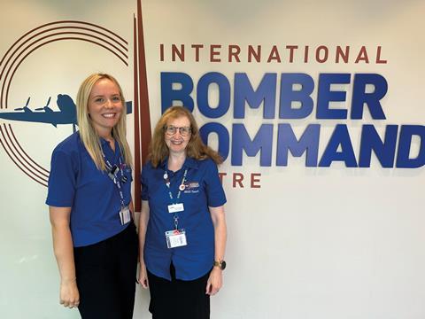 The learning officers at the International Bomber Command Centre, Lincoln.