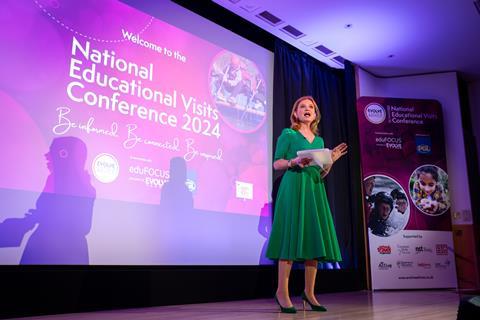 Louise Beale hosted the EVOLVE Advice's National Educational Visits Conference 2024