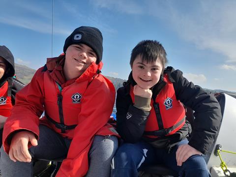 Southgate School students sailing