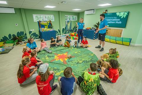 Inside the new Conservation Education Hub at Chester Zoo