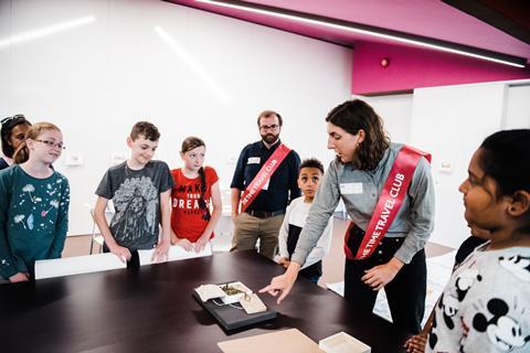 Hannah Carter, education officer at the National Archives