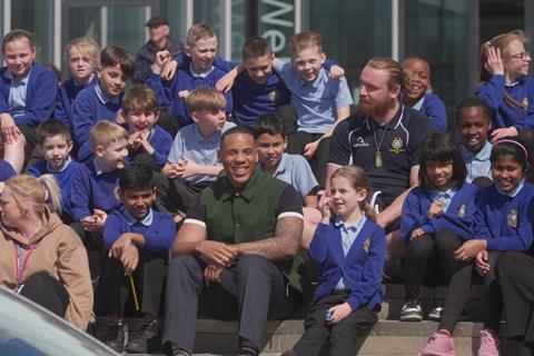 Reggie Yates and pupils at Turner Contemporary help launch National School Trips Week