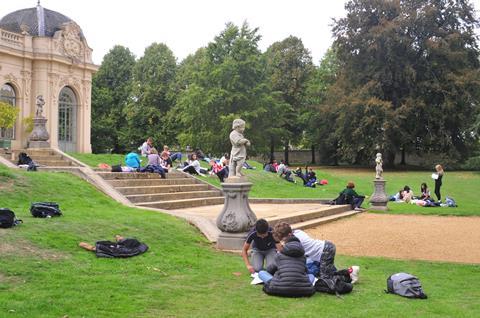 Pupils from Bedford Modern School at Wrest Park