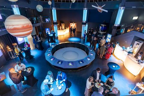 People network at an event held at the Euro Space Center