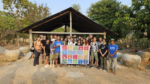 Camps International's water security expedition in Cambodia.