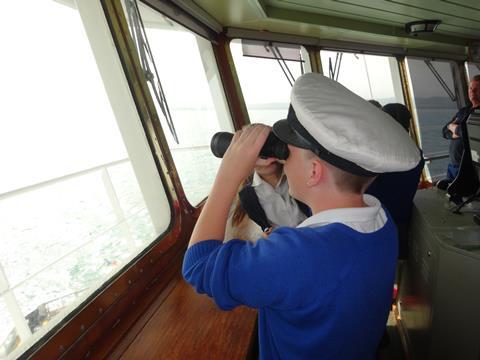 French school trip on a P&O ferry crossing.