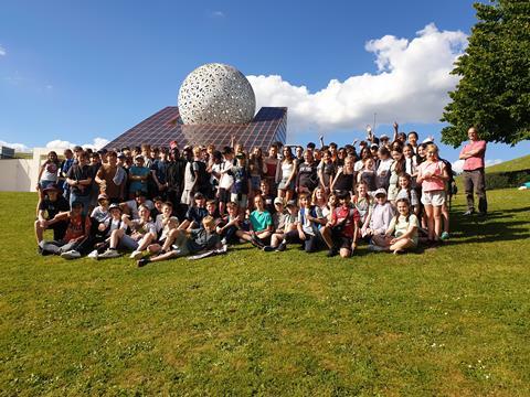 Pupils from King Edward's School Witley enjoy a visit to Futuroscope