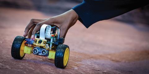 A rover designed by students at We The Curious