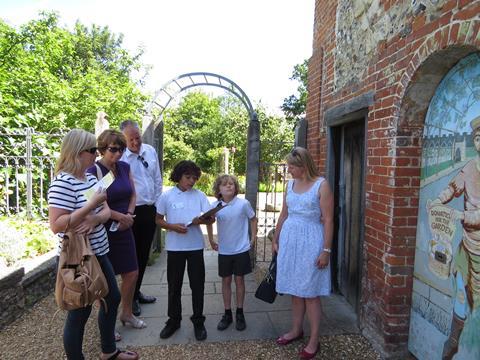 Children at King John's House as part of museum takeover day