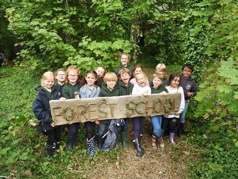 Forest School students