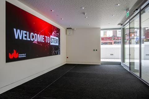 STEM Building at University of Bedfordshire