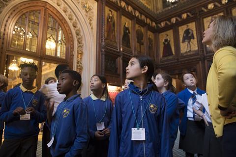 UK Parliament Primary School tour and workshop