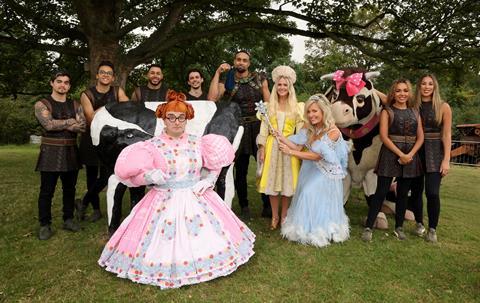 Cast of Jack and the Beanstalk at Milton Keynes 