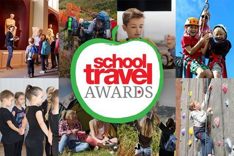 School Travel Awards photo montage (with logo)