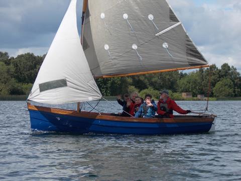 Susan Dutton of Sherbrook Primary School, Cannock on a sailing trip