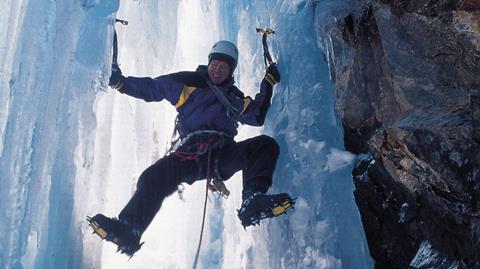Alan Hinkes ice climbing