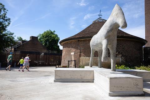 Wishing horse at Quentin Blake Centre