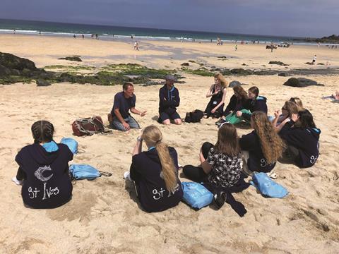 Cohort Hayesfield on beach