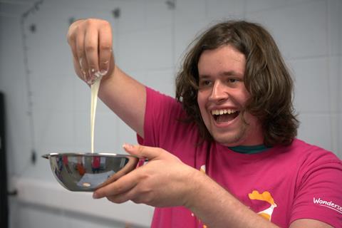 Jackson Hemming and sustainable slime at Winchester Science Centre