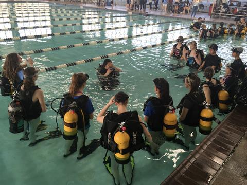 Scuba diving at NASA 