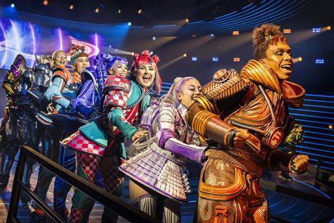 The cast of Starlight Express